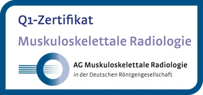 Q1-Siegel Muskuloskelettale Radiologie der Deutschen Röntgengesellschaft.